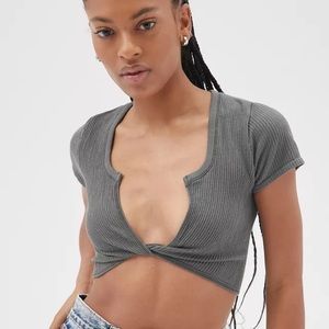Urban outfitters out from under twist front top